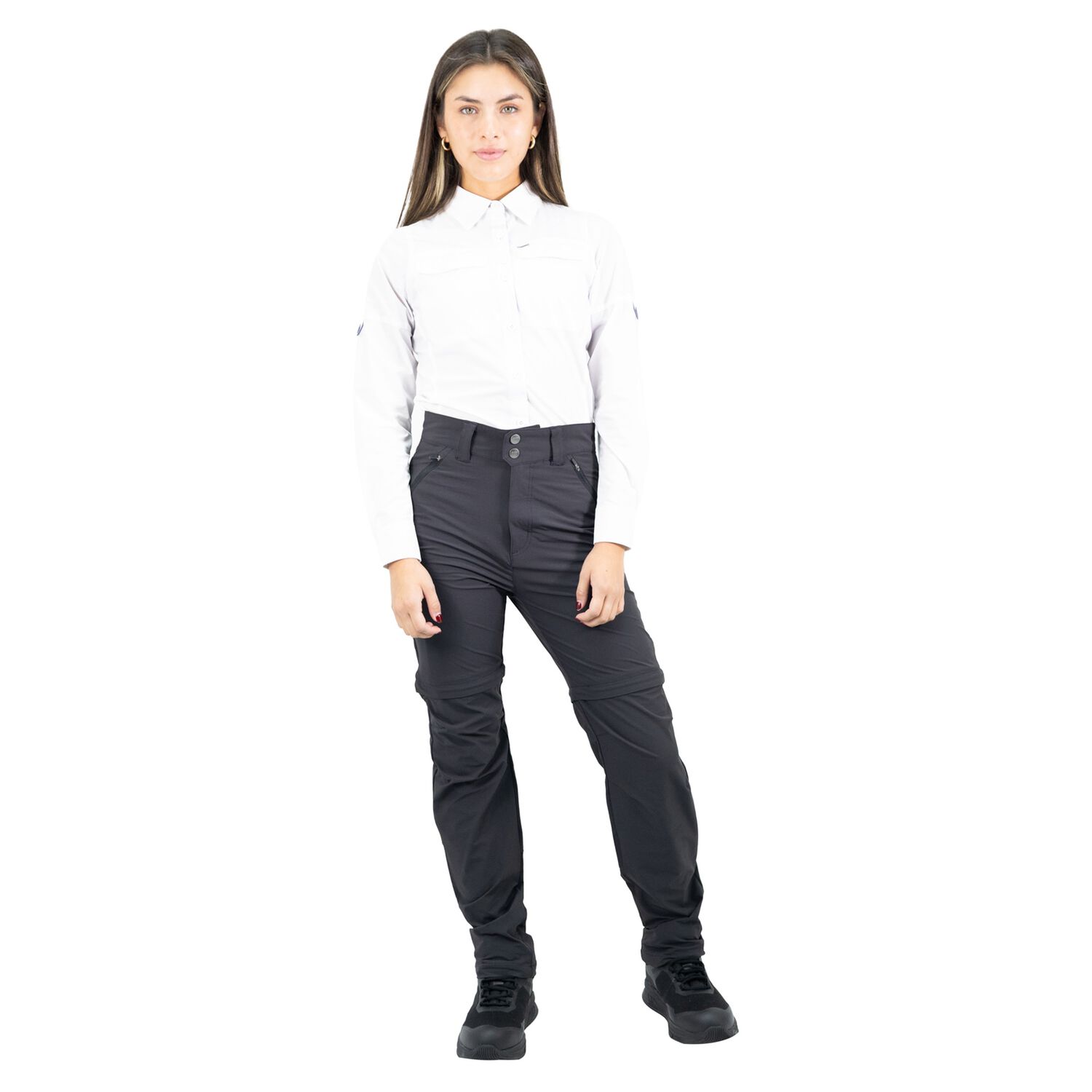 Pantal&oacute;n Outdoor Hw Summit Mujer Carbon Grey image number 4.0
